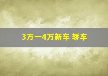 3万一4万新车 轿车